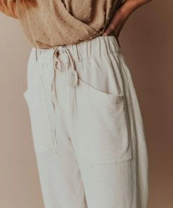Vendor-unknown Perry Cropped Pants Natural