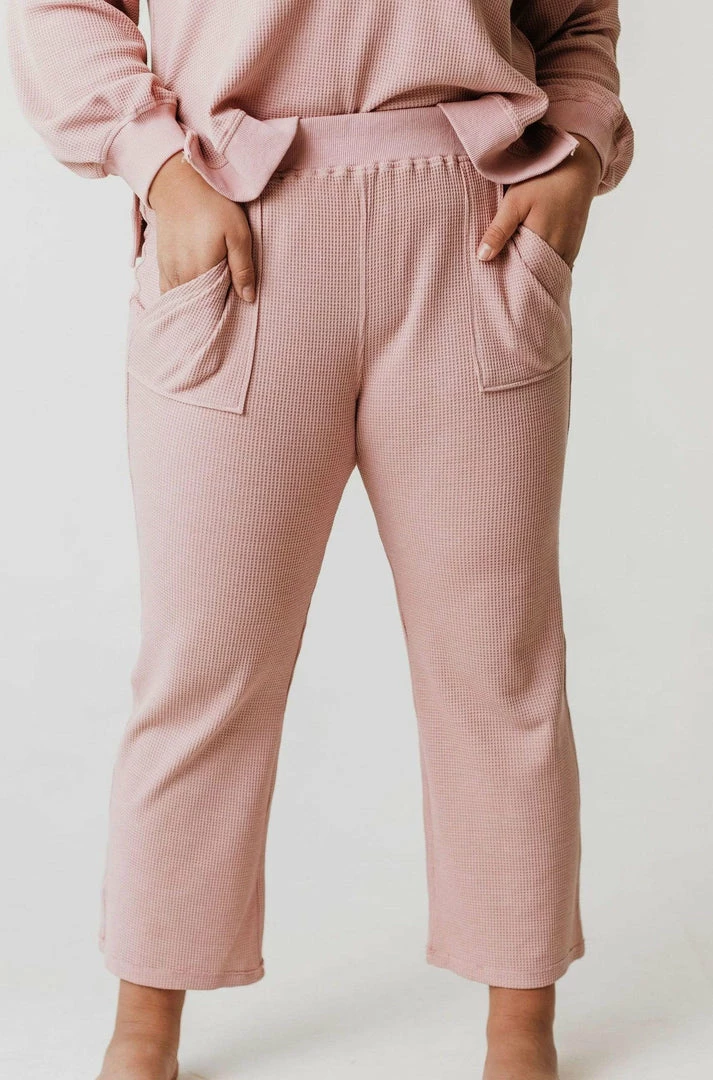 Vendor-unknown PLUS Johnny Thermal Pants Dusty Pink Plus Size 3 Vendor-unknown PLUS Johnny Thermal Pants Dusty Pink Plus Size