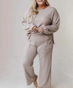 Vendor-unknown Plus Size PLUS Johnny Thermal Pants Grey