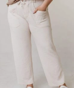 Vendor-unknown PLUS Perry Cropped Pants Natural Plus Size