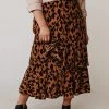 Vendor-unknown Plus Size EXCLUSIVE! Sophie Ruffle Skirt Leopard 2 Vendor-unknown Plus Size EXCLUSIVE! Sophie Ruffle Skirt Leopard