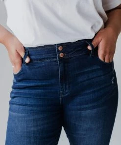 Vendor-unknown Plus Size PLUS Saylor Distressed Jeans