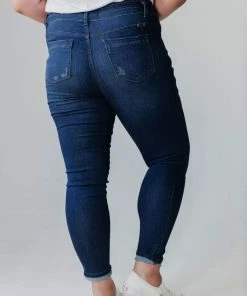 Vendor-unknown Plus Size PLUS Saylor Distressed Jeans