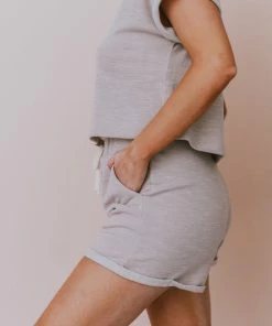 Hayden Los Angelos Suki Heathered Shorts Grey