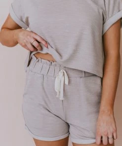 Hayden Los Angelos Suki Heathered Shorts Grey