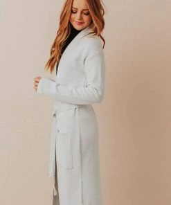 Lucy Avenue Quimby Long Knit Cardigan Tops