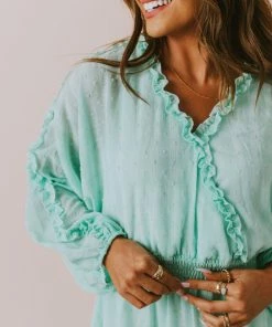 Vendor-unknown Dresses Cordelia Floral Dress Mint