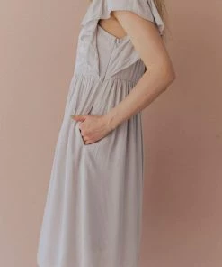 Vendor-unknown Dixie Embroidered Mini Dress Light Grey 19 Vendor-unknown Dixie Embroidered Mini Dress Light Grey