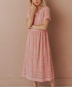 Vendor-unknown Karalyn Lace Midi Dress Dresses