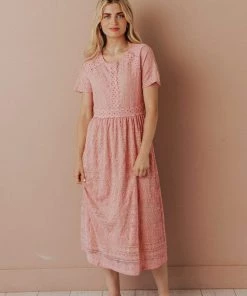 Vendor-unknown Karalyn Lace Midi Dress Dresses