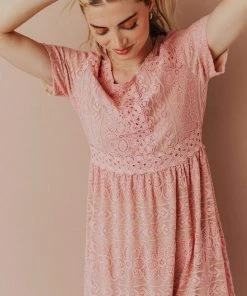 Vendor-unknown Karalyn Lace Midi Dress Dresses