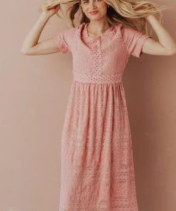 Vendor-unknown Karalyn Lace Midi Dress Dresses