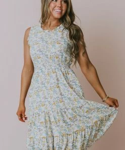 Hayden Los Angelos Margot Floral Midi Dress Plus Size