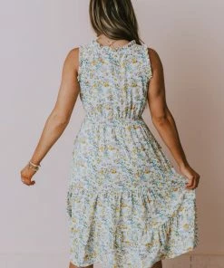 Hayden Los Angelos Margot Floral Midi Dress Plus Size