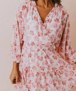 Vendor-unknown Matilda Floral Dress Pink Dresses