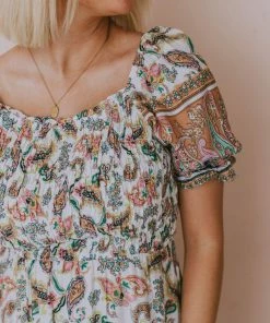 Hayden Los Angelos Dresses Murphy Paisley Print Dress