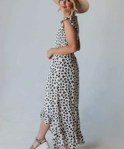 Nyah Smocked Leopard Dress Dresses