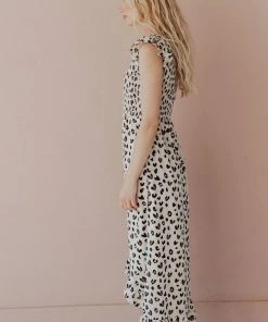 Nyah Smocked Leopard Dress Dresses