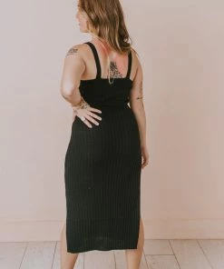 Dresses Susie Rib Midi Dress Black