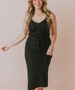 Dresses Susie Rib Midi Dress Black