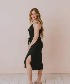 Dresses Susie Rib Midi Dress Black