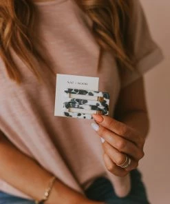 Nat & Noor 2 Piece Hair Clips Tortoise