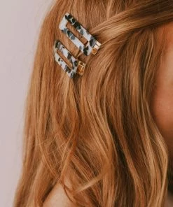 Nat & Noor 2 Piece Hair Clips Tortoise