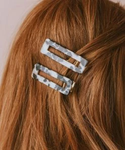 Nat & Noor 2 Piece Hair Clips Tortoise