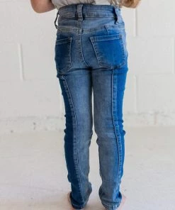 Lucy Avenue Sutton Two Toned Jeans