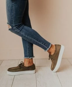 Booties Asher Sneakers Olive Shoes