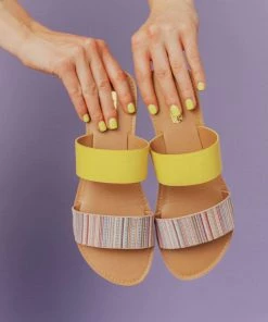 Athena Double Strap Sandals Nude