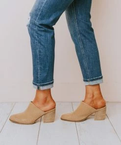 Beast Shoes Angela Corduroy Slip On Bootie Taupe