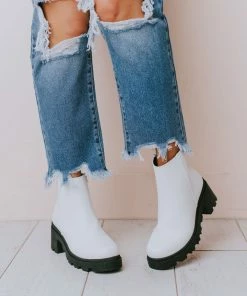 Booties Ayla Bootie White Shoes