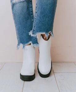 Booties Ayla Bootie White Shoes