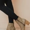 Shoes Cindy Zipper Booties Grey