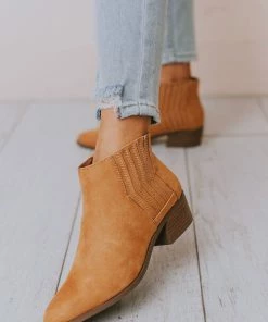 East Lion Mila Side Stretch Bootie Camel