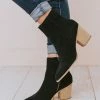 Booties Rowan Braided Bootie Black Shoes