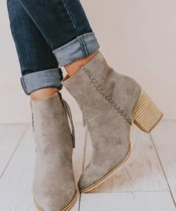 Booties Rowan Braided Bootie Grey Shoes