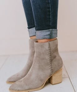 Booties Rowan Braided Bootie Grey Shoes