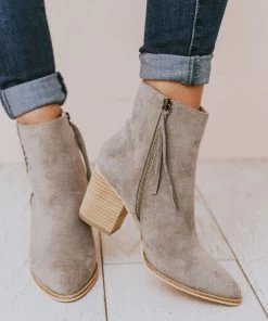 Booties Rowan Braided Bootie Grey Shoes