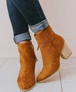 Booties Rowan Braided Bootie Tan Shoes
