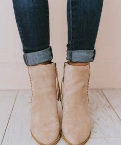 Booties Rowan Braided Bootie Taupe
