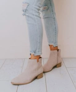 Booties Sophia Side Cut Out Bootie Birch