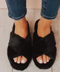 Sandal Cari X Band Slippers Black