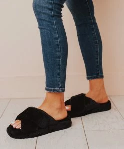 Sandal Cari X Band Slippers Black