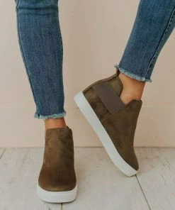Shoes Diana Wedge Sneakers Olive