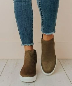 Shoes Diana Wedge Sneakers Olive