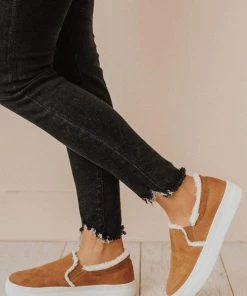 Booties Shoes Duke Sherpa Sneakers Coffee