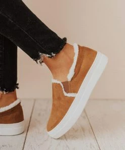 Booties Shoes Duke Sherpa Sneakers Coffee