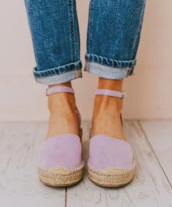 Vendor-unknown Fiesta Espadrille Flats Lavender Shoes